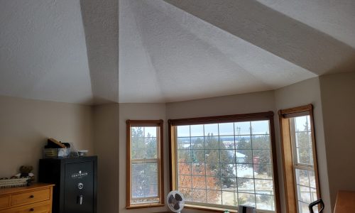 repainted window area of bedroom in Redmond, Oregon