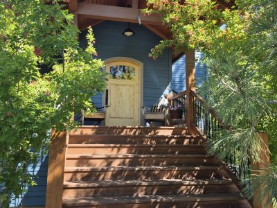 deck staining project in Sisters, OR