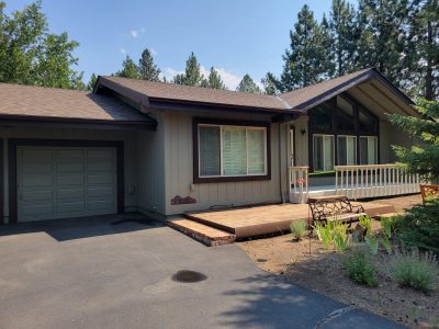 Home exterior front repainting in Sisters, Oregon