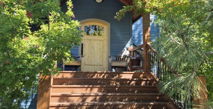 Deck Restaining Project in La Pine, OR