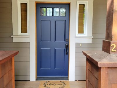 Painted door in Bend, OR