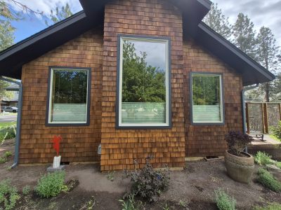 wood staining in la pine, oregon