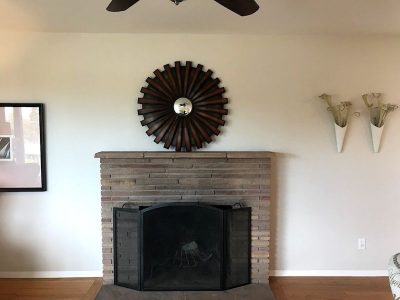 Fireplace painting by CertaPro house painters in Oakland, CA