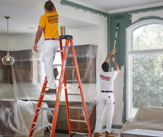 two certapro painters team members interior painting in berkeley california
