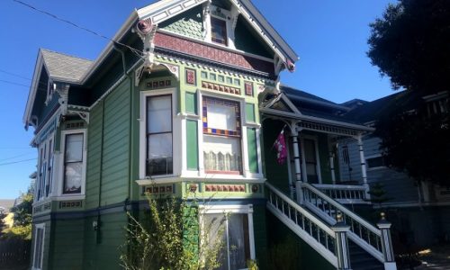 Green Exterior House Painting