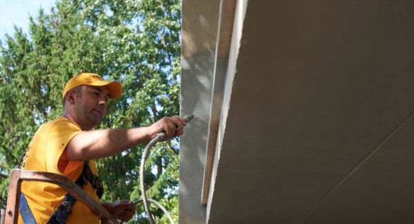 certapro painters team member roof painting