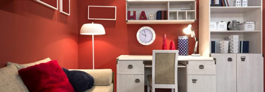 Interior home office painting in Silver Spring, MD