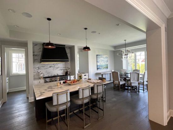 kitchen repainted in michigan