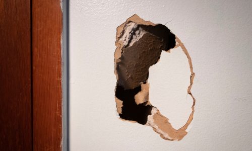 drywall hole