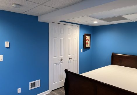 Basement Bedroom After