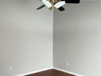 Master Bedroom painted with calm colors for walls