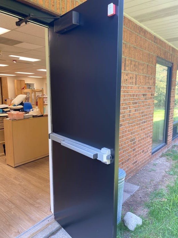 school painting - blue door Preview Image 7