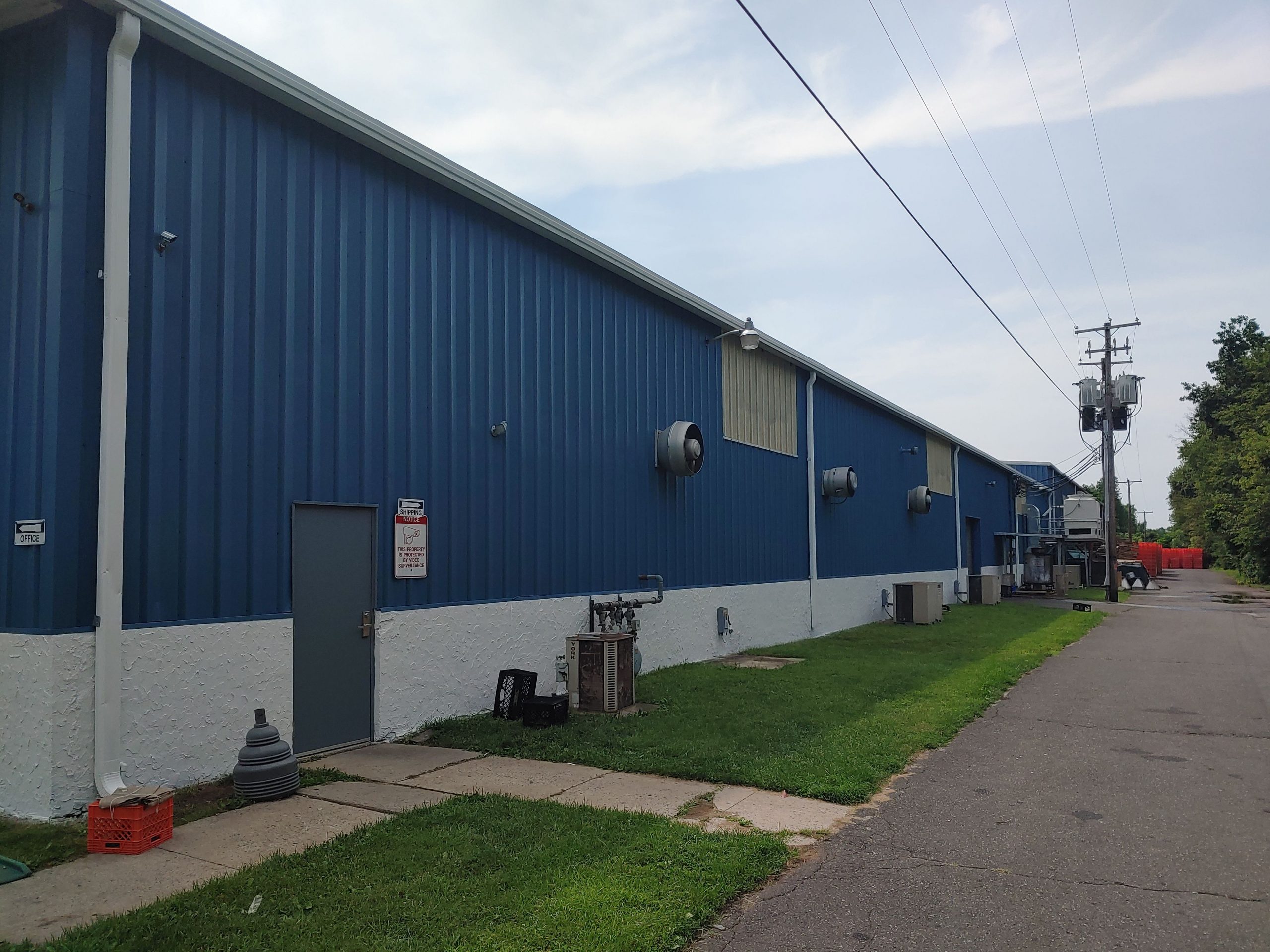 Large Commercial Warehouse Painting After
