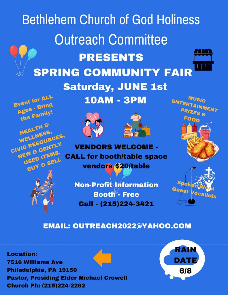 Spring Community Fair Flyer