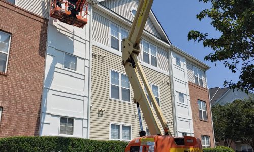 Exterior Being Painted