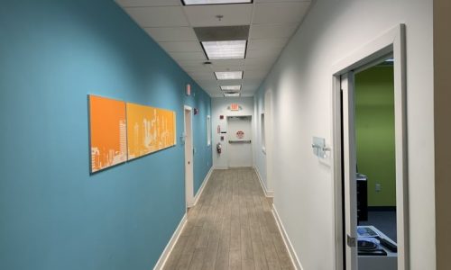 Commercial Office Hallway Painting