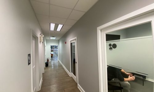 Commercial Office Hallway Painting