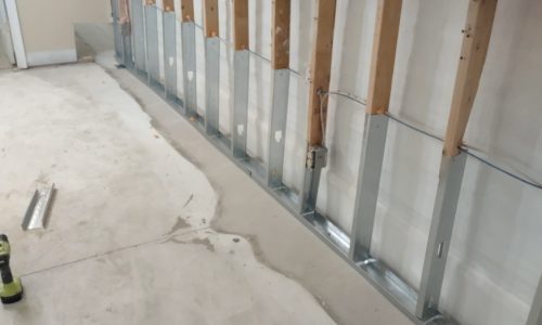 Wall Framing & Drywall Installation