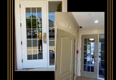 Commercial Doors & Entryway - Before and After