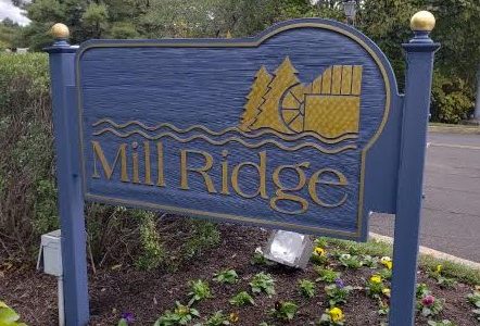 Mill Ridge Sign - After Painting