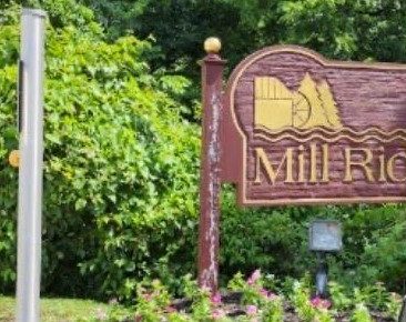 Mill Ridge Sign - Before