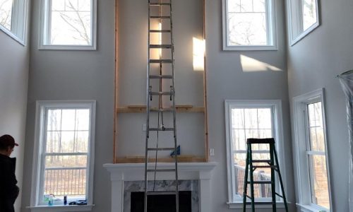 Fireplace Wall Design - In Progress
