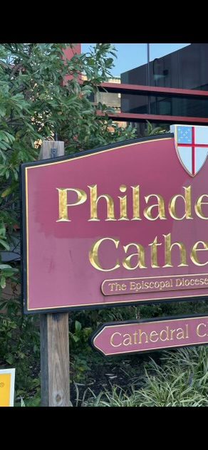 Philadelphia Cathedral Church Sign Painting Preview Image 1