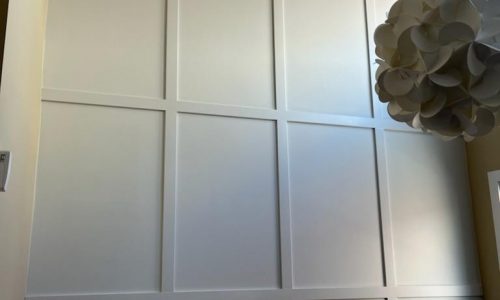 Wall - After Carpentry & Paint