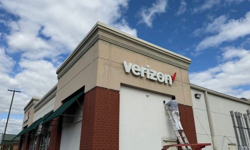 Verizon Exterior (Before)