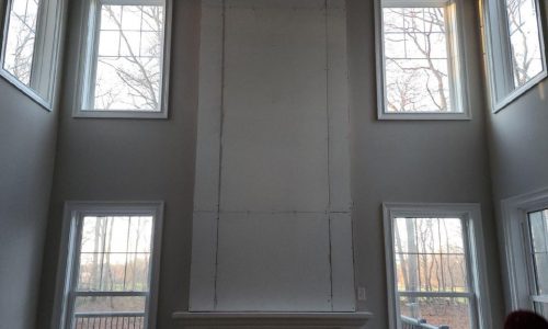 Fireplace Wall Design - In Progress