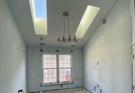 interior before painting