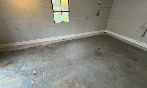 Garage Floor View 1 (Before)