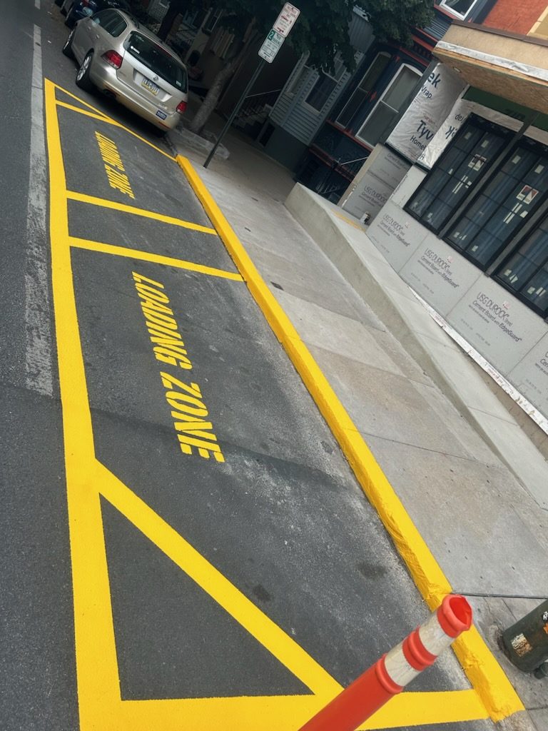 loading zone street painting Preview Image 1