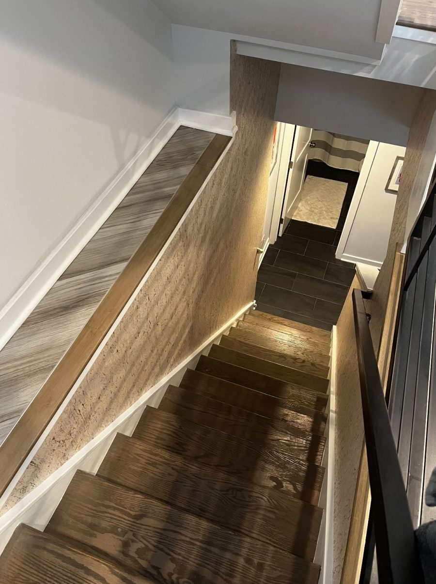 drywall repair and wallpaper installation project in progress Preview Image 5