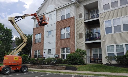 Exterior Being Painted