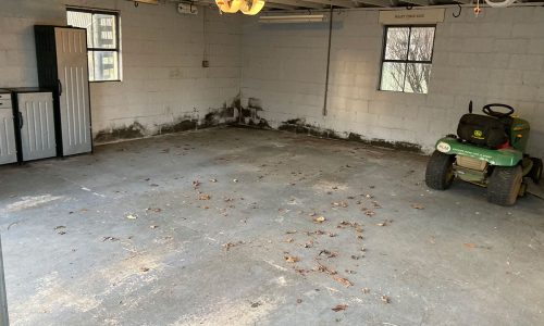 Garage Floor Overview (Before)