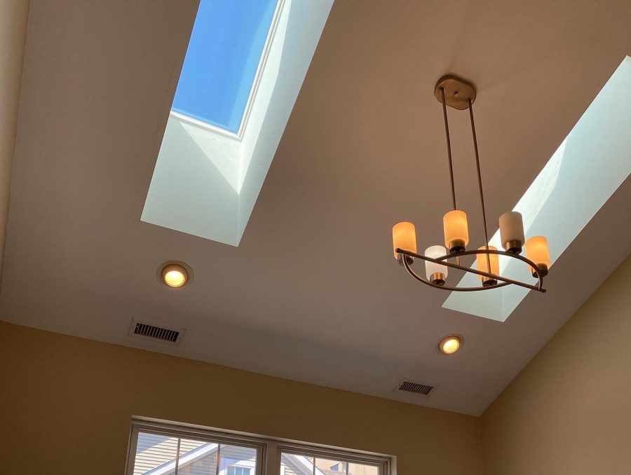 interior room with skylight painting Preview Image 7