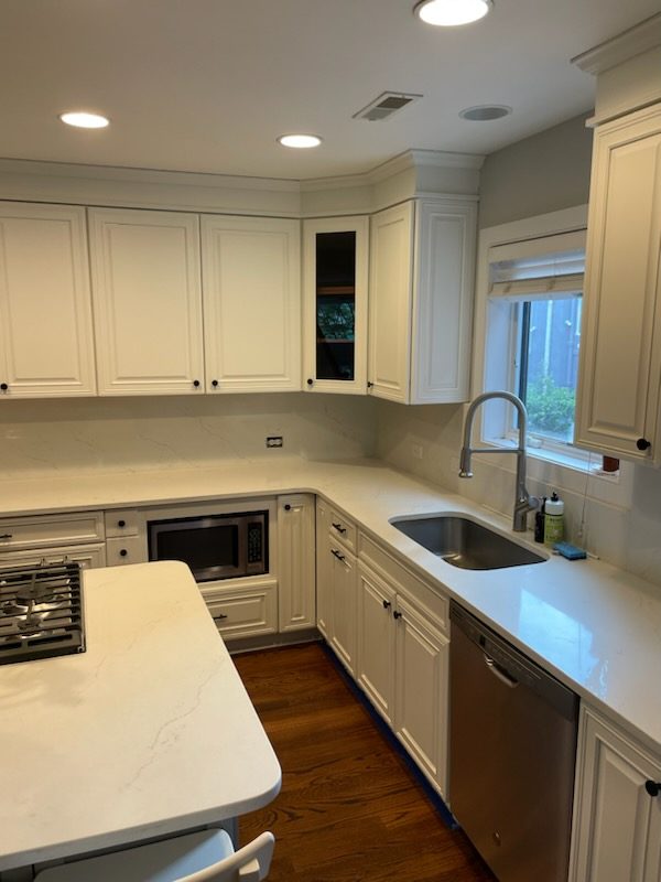 kitchen cabinets after repainting Preview Image 4