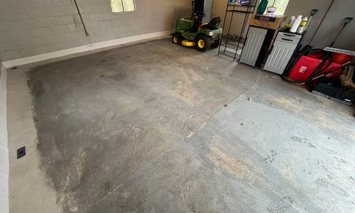 Garage Floor View 3 (Before)