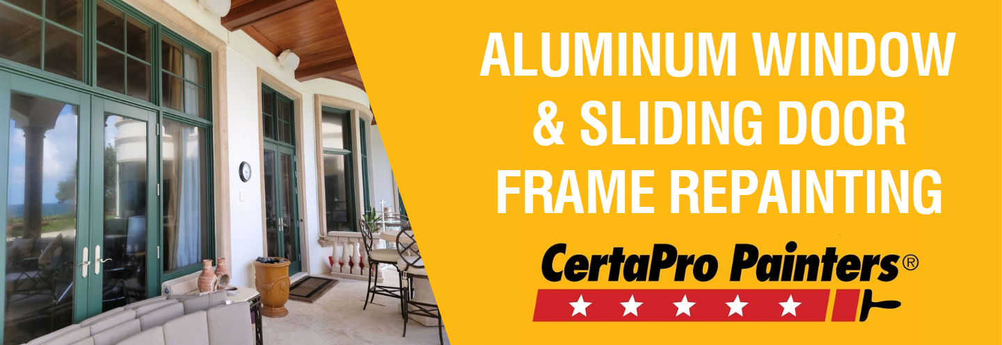 Aluminum Window & Sliding Door Frame Refurbishing | Repainting