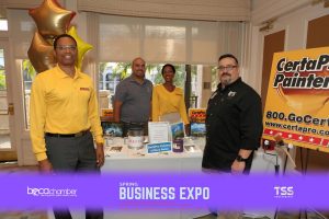 CertaPro Painters® of Boca Raton, FL booth at Boca Raton Chamber of Commerce Spring Business Expo