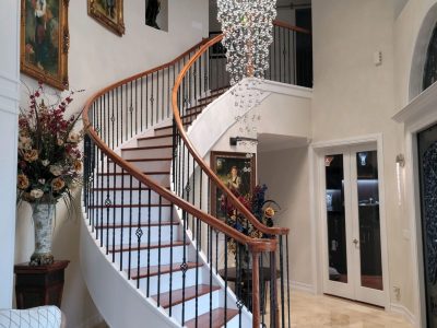 professional residential interior foyer painting