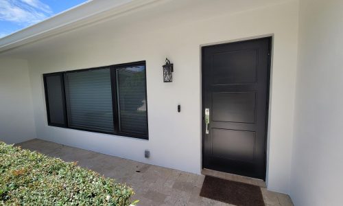 Front Window & Entry Door After