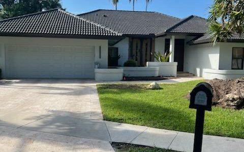 Black Painted Roof