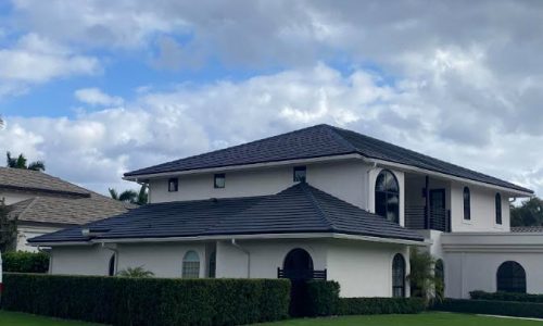 Black Painted Roof