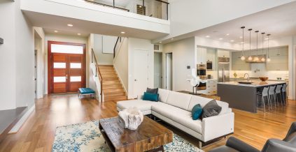 Open Layout Living Room