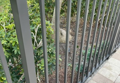 aluminum fence painting