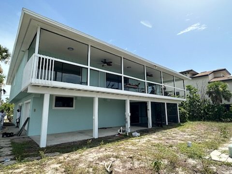 Painted exterior of home and railings Preview Image 4
