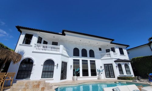 White and Black Back Exterior Painting Project