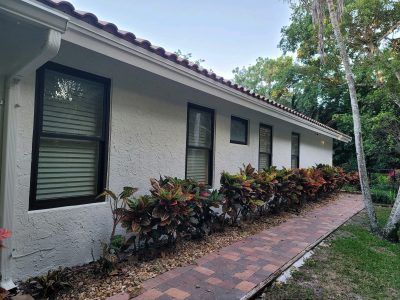 Stucco & Aluminum Door and Window Painted